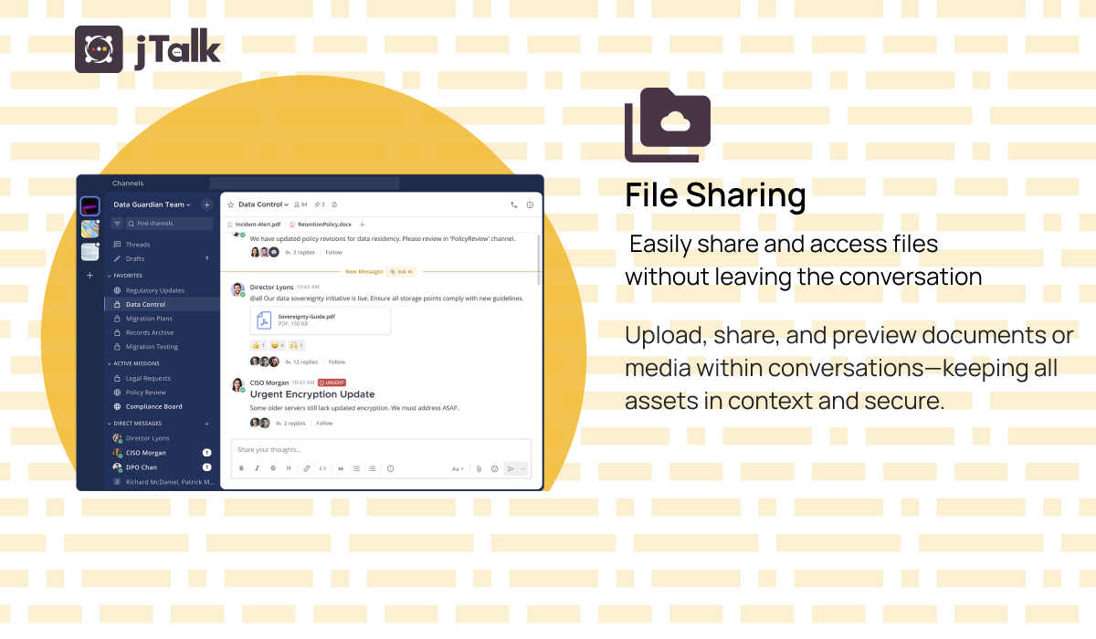 jTalk mobile application